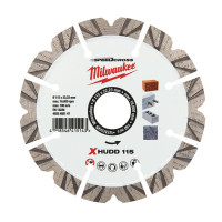 Диск алмазный Speedcross MILWAUKEE XHUDD 115, Ø115мм (железобетон, гранит)