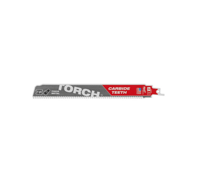 Полотно для шабельних пилок TORCH CARBIDE MILWAUKEE, 230х3, 1мм, (5шт), (метал)