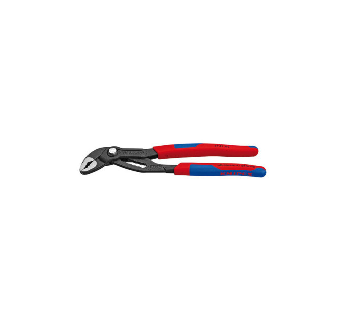 Клещи сантехнические переставные высокотехнологические Ø50мм Cobra KNIPEX 87 02 250 SB, фосфат
