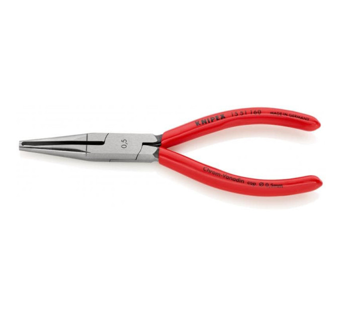 Инструмент для удаления изоляции с тонких проводов, Ø0,5мм 160мм KNIPEX 15 51 160, фосфатированный