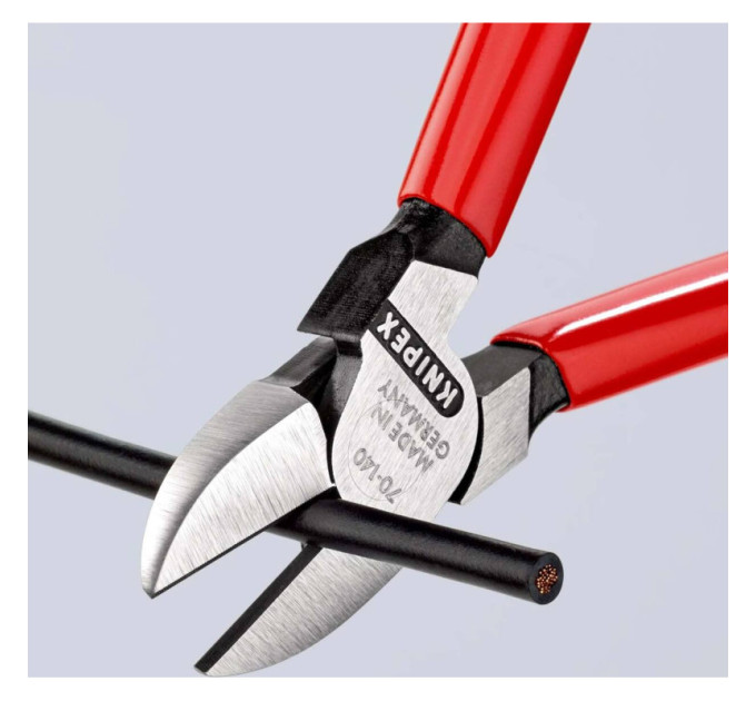 Кусачки боковые (бокорезы), Ø4,0мм, 140мм KNIPEX 70 01 140 EAN, фосфатированные