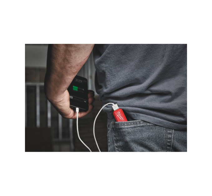 Аккумулятор и зарядное устройство (POWERBANK) 2,1А MILWAUKEE, L4 PPS-301, с зарядным устройством USB