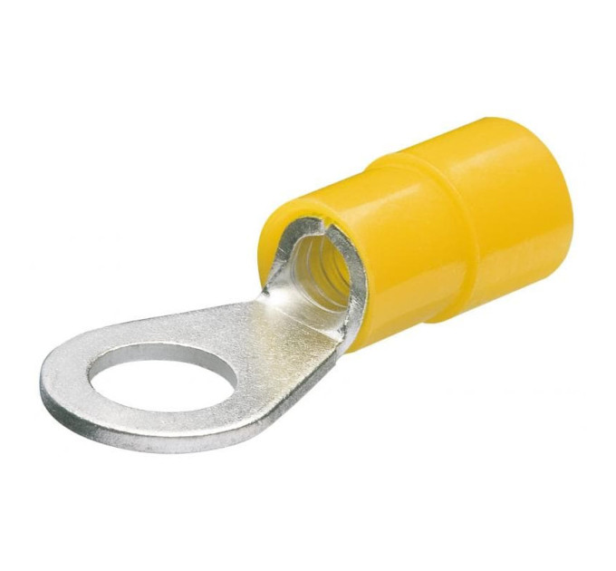 Наконечники кабельные кольцевые изолированные Ø8мм KNIPEX 97 99 179, (4,0-6,0мм²) (100шт), желтые