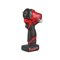 Гайковерт акумуляторний безщітковий MILWAUKEE 3/8'' (745 Нм) M12 FCIWF38G3-502X, з кільцем
