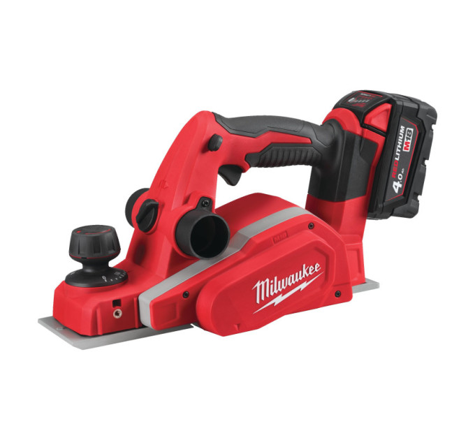 Рубанок аккумуляторный бесщёточный MILWAUKEE M18 BP-402C (ЗУ+2акк.Х4Ач+кейс)
