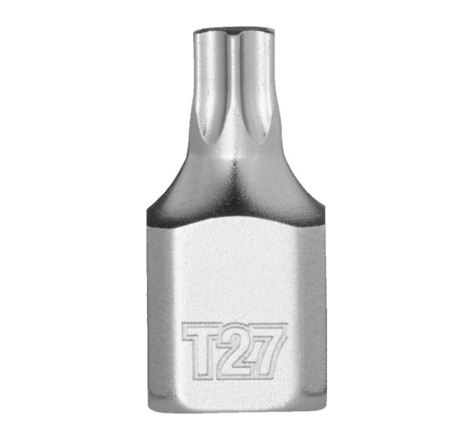 Головка торцевая хромированная ¼” MILWAUKEE укороченная с битой Torx, T27