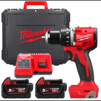 Дриль-шуруповерт акумуляторна безщіткова MILWAUKEE M18 BLDDRC-502С (60Нм) (ЗУ+2акк.Х5Ач+кейс) Дриль-шуруповерт акумуляторна безщіткова MILWAUKEE M18 BLDDRC-502С (60Нм) (ЗУ+2акк.Х5Ач+кейс)