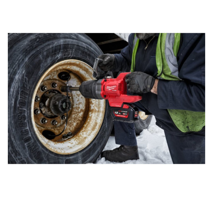 Гайковерт аккумуляторный бесщеточный MILWAUKEE 1'' (2711Нм) M18 ONEFHIWF1D-0C, с кольцом (каркас)