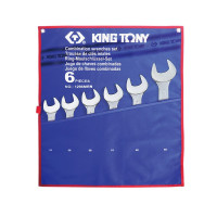 Набор ключей комби 6шт. (34-50мм) KING TONY