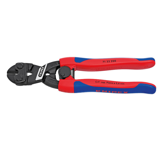 Болторез компактный, Ø6,0мм CoBolt KNIPEX 71 32 200, фосфатированный