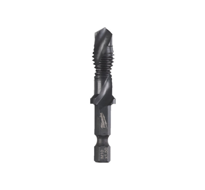 Свердло-мітчик 1/4 Hex комбінований 3-в-1 HSS-G MILWAUKEE, M10x58мм