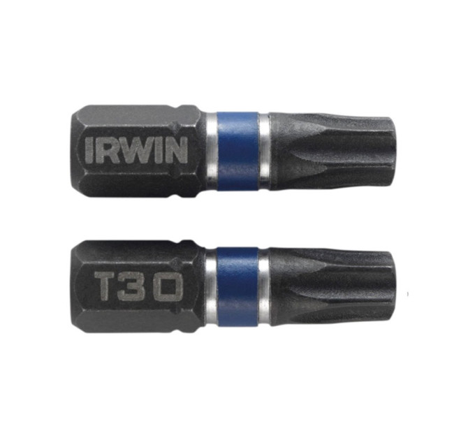 Бита ударопрочная T30, 25мм, 20шт., IRWIN
