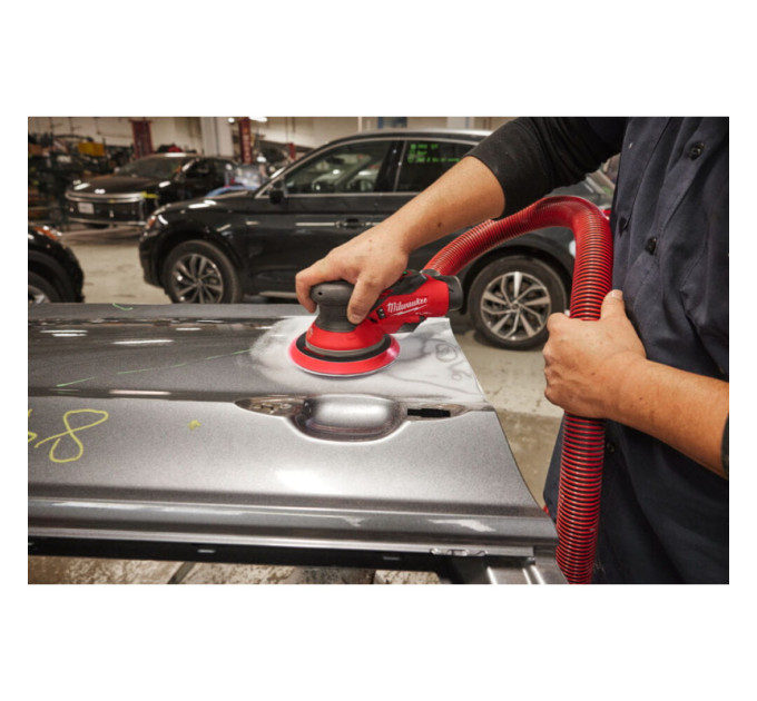 Шліфмашина ексцентрикова акумуляторна безщіткова MILWAUKEE M12 FROS2.5-502X Ø150мм (ЗУ+2ак.Х5Ач)