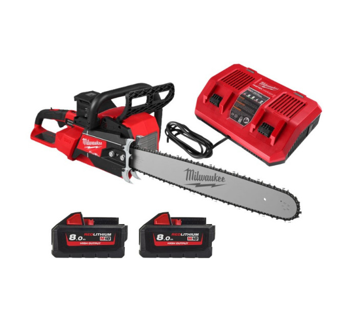 Пила цепная аккумуляторная бесщёточная MILWAUKEE (шина 50см) M18 F2CHS50-802 (2Х18В)