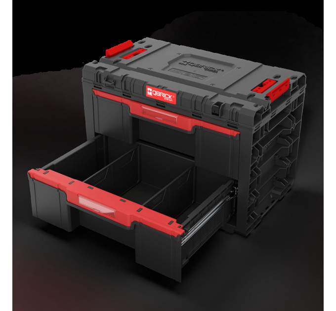 Ящик для инструментов QBRICK SYSTEM PRIME DRAWER 2 TOOLBOX BASIC IP66 (542x335x369мм)