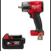 Гайковерт аккумуляторный бесщёточный MILWAUKEE 1/2" (881 Нм) M18 FMTIW2F12-0 + M18 B5 подарок