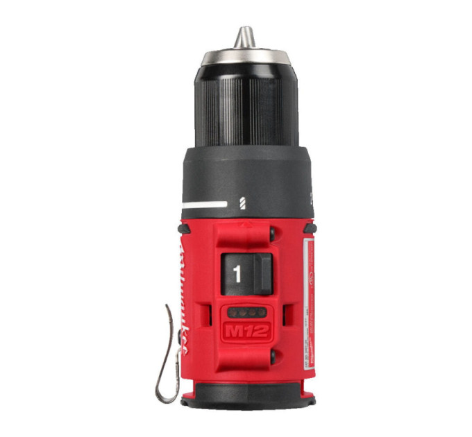 Дриль-шуруповерт акумуляторний безщітковий MILWAUKEE M12 BLDDRC-402С (40Нм) (ЗУ+2акк.Х4Ач+кейс)