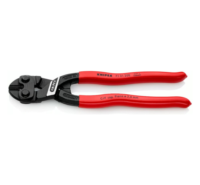 Болторез компактный, Ø6,0мм CoBolt KNIPEX 71 31 200 R ''Robust'', фосфатированный