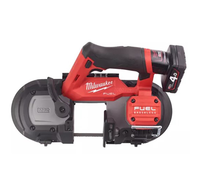 Пила ленточная аккумуляторная бесщёточная MILWAUKEE M12 FBS64-402C (ЗУ+2акк.Х4Ач+кейс)