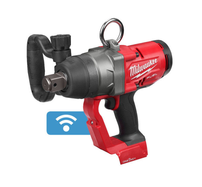 Гайковерт аккумуляторный бесщеточный MILWAUKEE 1'' (2400Нм) M18 ONEFHIWF1-0X, с кольцом (каркас)