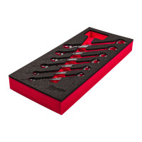 Ложемент с ключами разрезными Flare Nut MILWAUKEE, (6шт) (45х178,5х417мм) для тележек