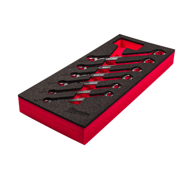 Ложемент с ключами разрезными Flare Nut MILWAUKEE, (6шт) (45х178,5х417мм) для тележек