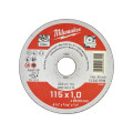Диск отрезной по металлу MILWAUKEE, SCS 41/115х1, Ø115мм