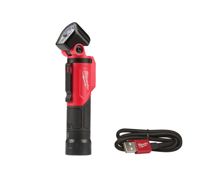 Фонарь светодиодный аккумуляторный (зарядка через USB) MILWAUKEE L4 PWL-301