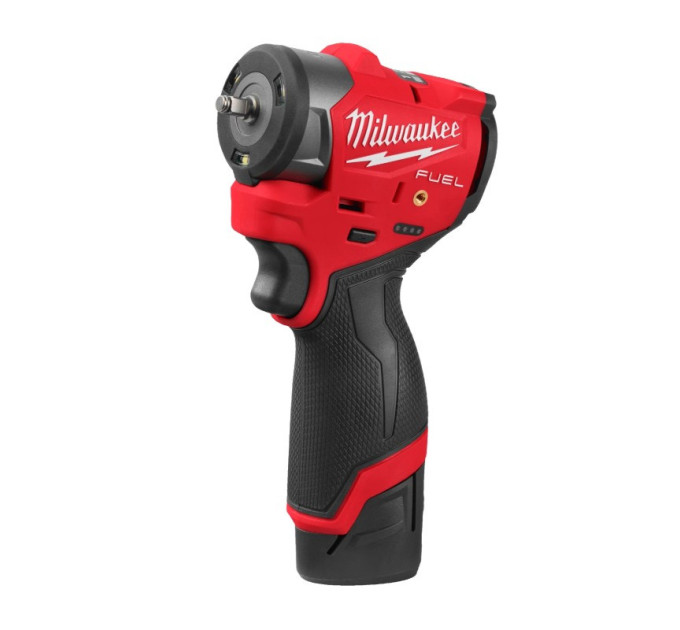 Гайковерт аккумуляторный бесщеточный MILWAUKEE 1/4'' (136 Нм) M12 FSCIWF14-252X, с кольцом