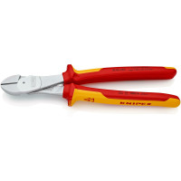 Кусачки боковые (бокорезы) особой мощности, Ø4,6мм, 250мм VDE KNIPEX 74 06 250, хромированные