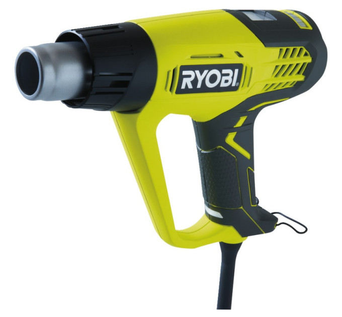 Фен строительный RYOBI EHG2020LCD, 2000Вт, 250/500л/мин, 50-650С, LCD, 0.8кг