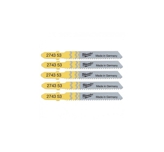 Полотна для лобзика T119B MILWAUKEE, 50х2,0мм, (5шт)