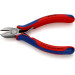 Кусачки боковые (бокорезы) для электроники, Ø3,0мм, 125мм KNIPEX 76 12 125, полированные