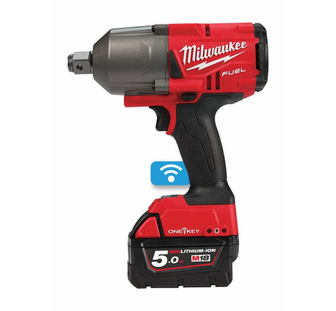 Гайковерт аккумуляторный бесщёточный MILWAUKEE 3/4" (2034Нм) M18 ONEFHIWF34-502X, с кольцом