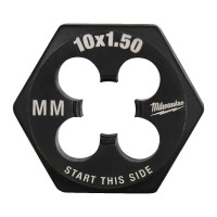 Плашка шестигранная MILWAUKEE, М10-1,50мм