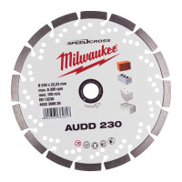 Диск алмазный Speedcross MILWAUKEE AUDD 230, Ø230мм (бетон, кирпич, асфальт)