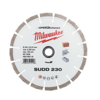 Диск алмазный Speedcross MILWAUKEE SUDD 230, Ø230мм  (железобетон, кирпич)