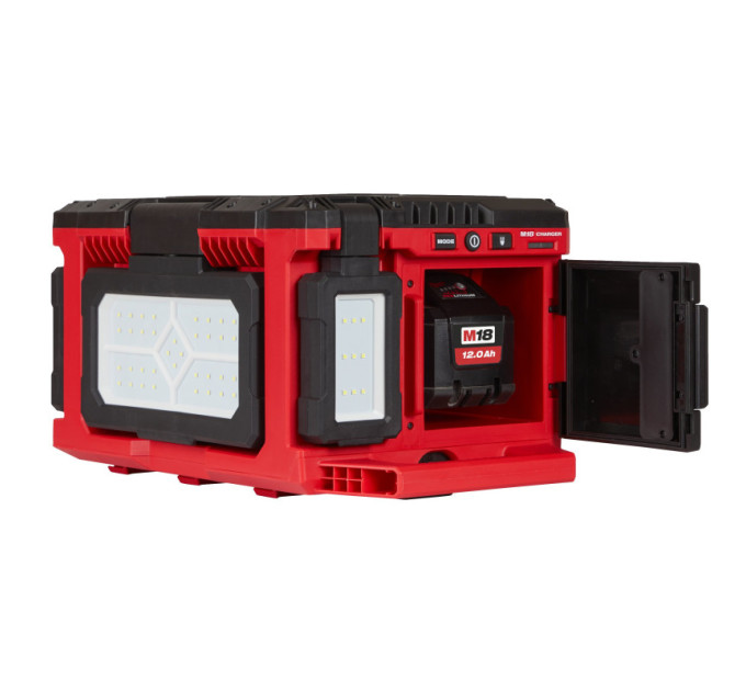 Зарядное устройство/фонарь MILWAUKEE PACKOUT M18 POALC-0