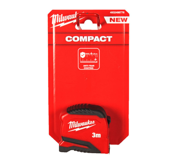 Рулетка Pro Compact MILWAUKEE (Gen 2), 3м, (19мм)