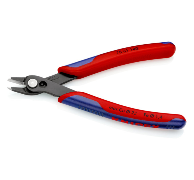 Кусачки Electronic Super Knips XL Ø2,1мм, 140мм KNIPEX 78 61 140 SB (в блистере)