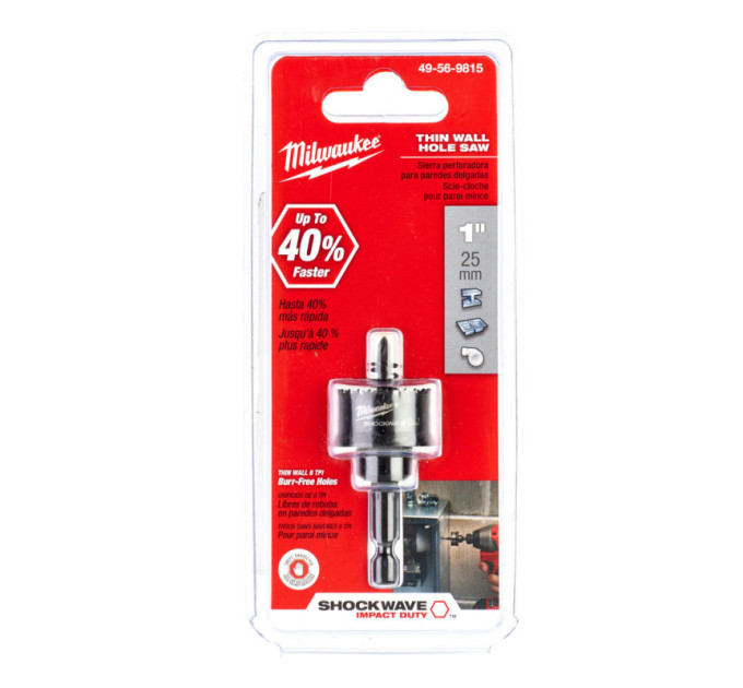Коронка Shockwave MILWAUKEE Ø25мм
