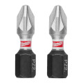 Бита SHOCKWAVE MILWAUKEE, PZ2, 25мм, (3шт)