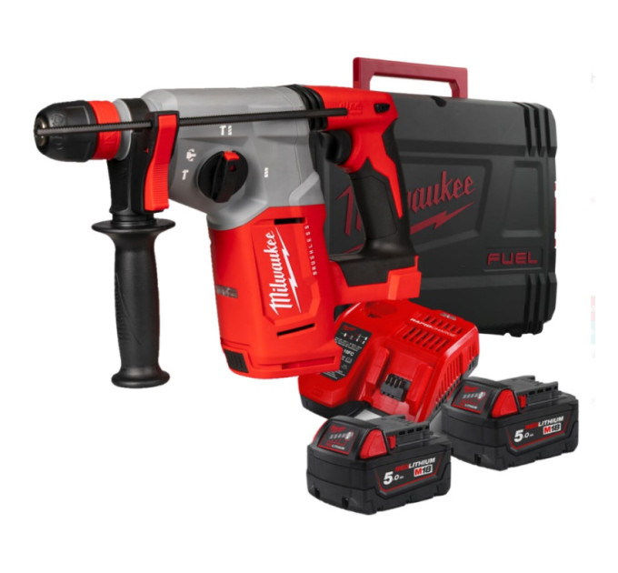 Перфоратор аккумуляторный бесщёточный SDS-PLUS MILWAUKEE M18 BLHX-502X (2,3 Дж) (ЗУ+2ак.Х5Ач+HDкейс)