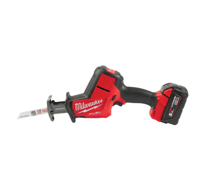 Пила сабельная аккумуляторная бесщеточная MILWAUKEE M18 FHZ-502X (ЗУ+2акк.Х5Ач+HDкейс)