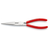 Круглогубцы плоские с режущими кромками Ø3,2мм, 200мм KNIPEX 26 13 200, хромированные