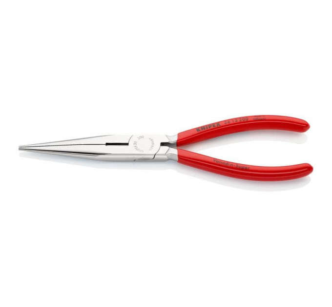 Круглогубцы плоские с режущими кромками Ø3,2мм, 200мм KNIPEX 26 13 200, хромированные