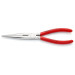 Круглогубцы плоские с режущими кромками Ø3,2мм, 200мм KNIPEX 26 13 200, хромированные