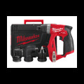 Дриль-шуруповерт акумуляторний безщітковий MILWAUKEE M12 FDDXKIT-0X, 34Нм (каркас+4 насадки)