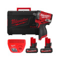 Гайковерт аккумуляторный бесщёточный MILWAUKEE 1/2" (746 Нм) M12 FCIWF12G3-502X,с кольцом