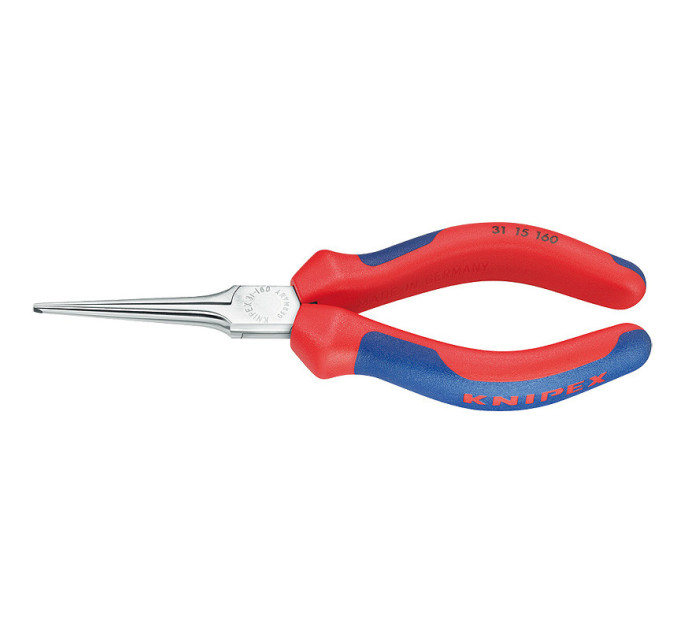 Длинногубцы (острогубцы) захватные для точных работ, 160 мм KNIPEX 31 15 160, хромированные